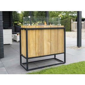  Cosi | Cosiloft Divider | Zwart Teak (Excl. Glas) 503964-10